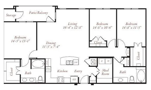 Floor plan C1