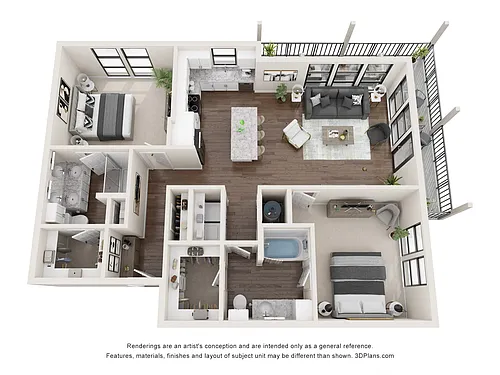 Floor plan B3