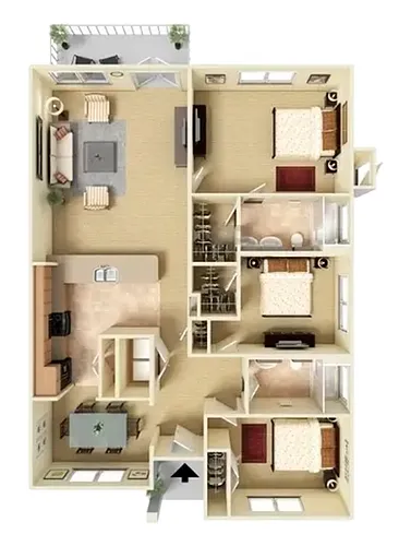 Floor plan C1