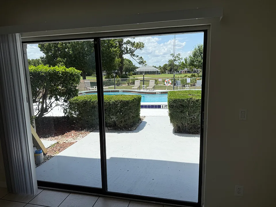 patio and pool entrance