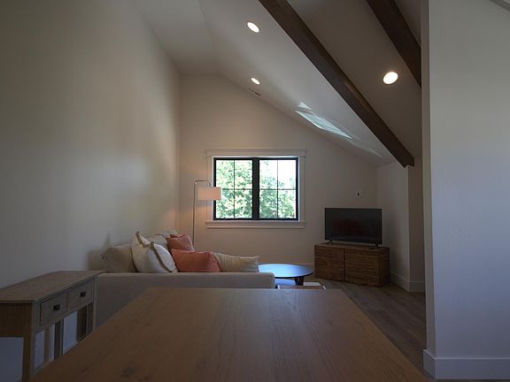 From kitchen viewing west to living space