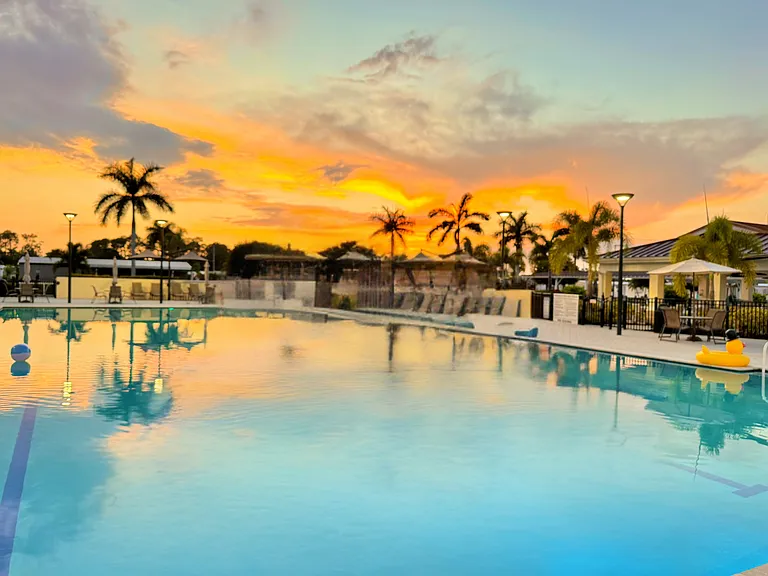 Glorious Pool Sunsets