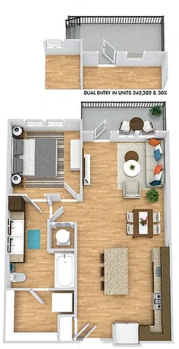 Floor plan Marshall