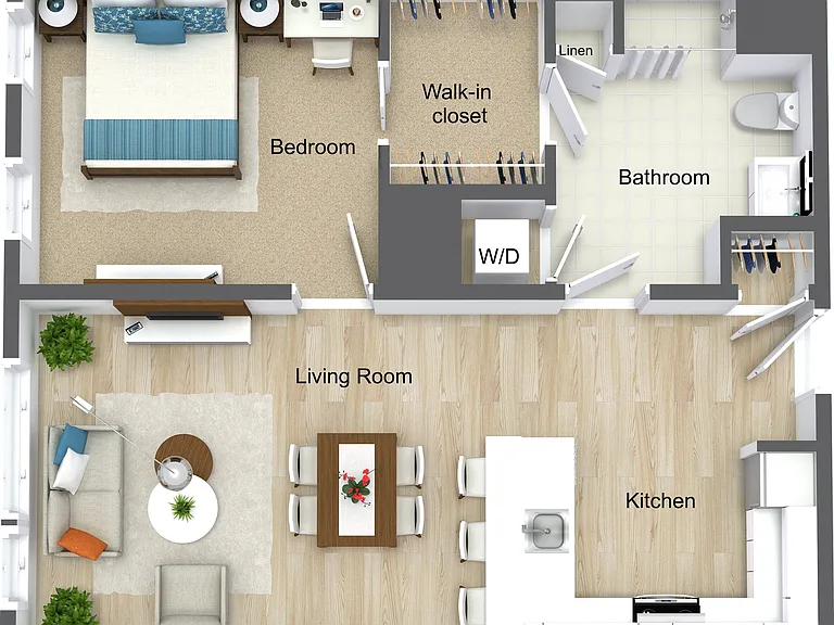 1 Bedroom 1 Bathroom 1 Bedroom 1 Bathroom