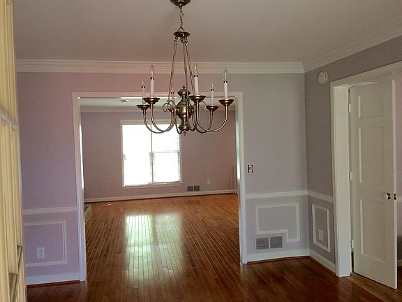 VIEW FROM THE DINING ROOM ONTO THE LIVING ROOM