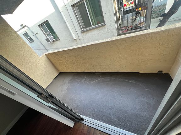 Spacious balcony