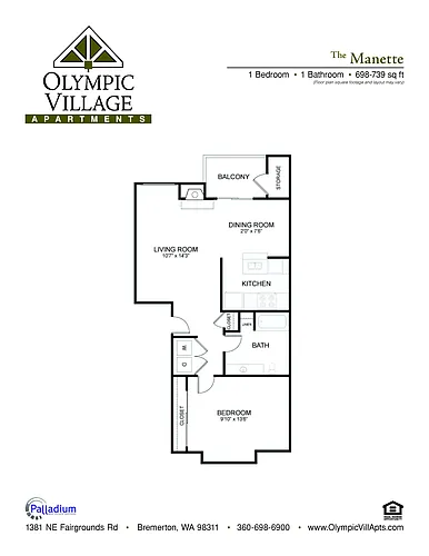 Floor plan Manette