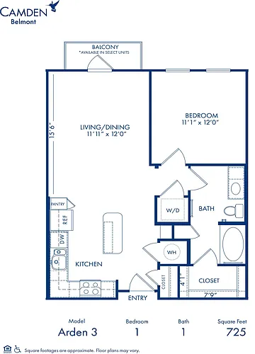 Floor plan Arden 3