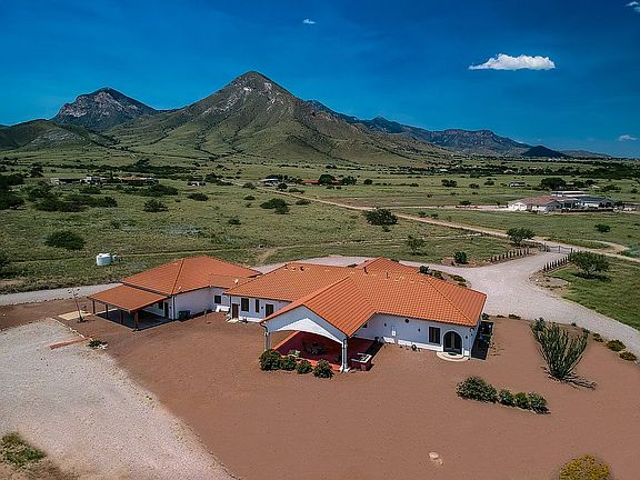 Aerial shot from home rear
