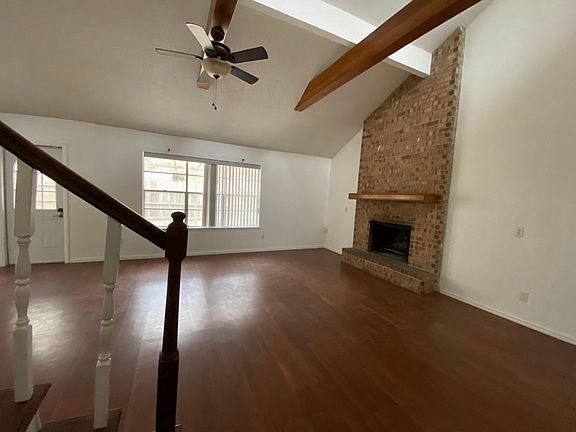 Spacious Living Room with Vaulted Ceilings