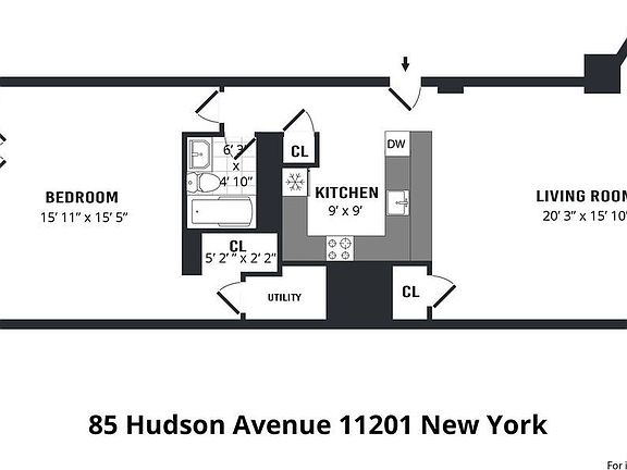 2nd image of 85 Hudson Ave APT 4A