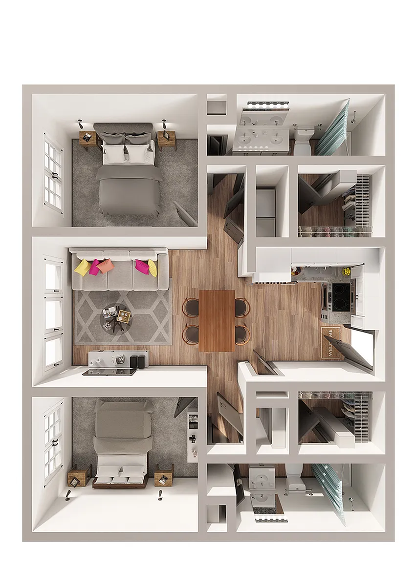 Floor plan B2E