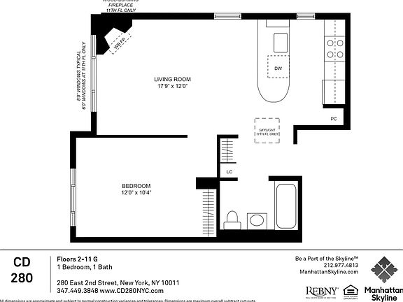2nd image of 280 E 2nd St #207