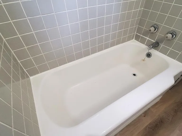 Tub, and new flooring.