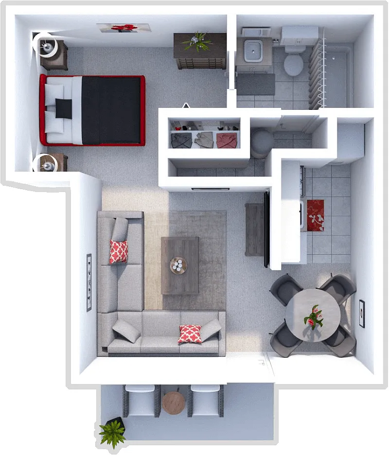 Floor plan Studio