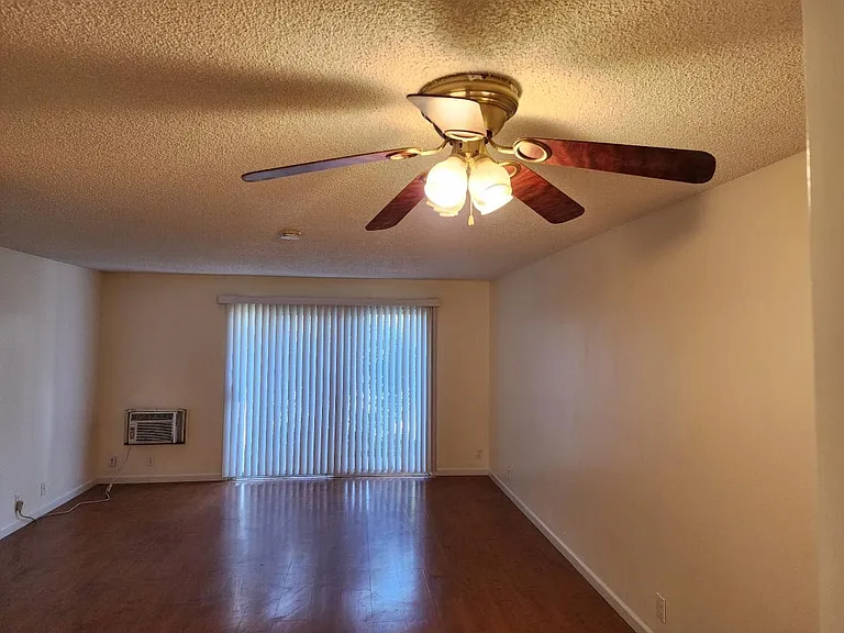 Living Room with Ceiling Fan