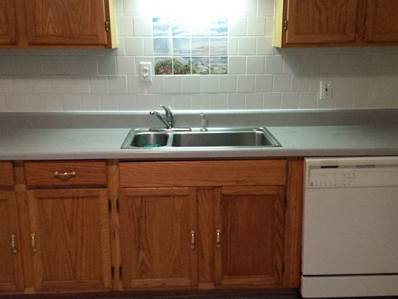 Kitchen view of dishwasher