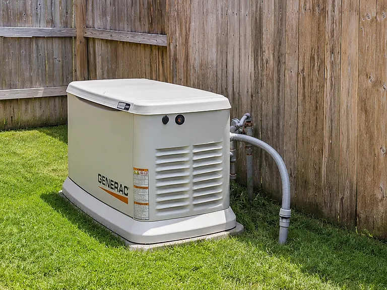 Whole home natural gas generator