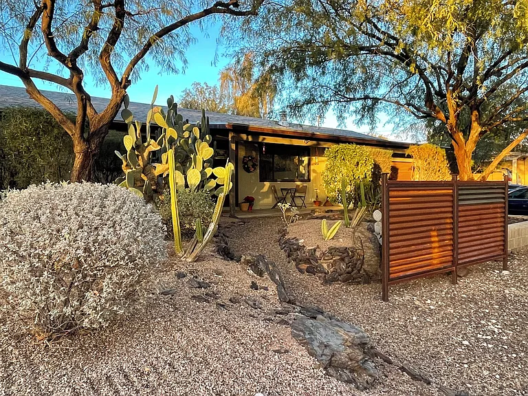 Front-of-house landscaping and front parking area, if needed