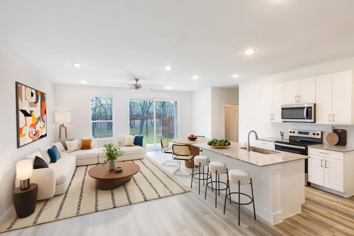 Enjoy open-concept living in a 3-bedroom townhome with premium features.