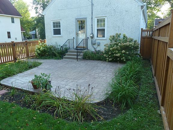 Patio off back of house