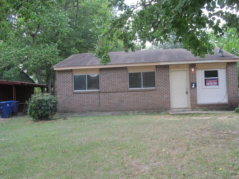 Front view of the home