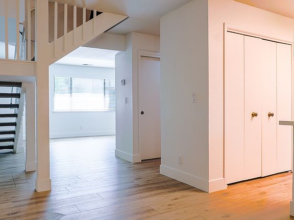 View of living room from dining area