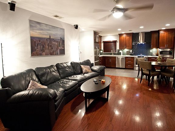 Open Living Room and Kitchen