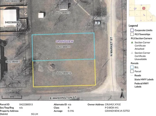 309 N Market St, Grandview, IA 52752