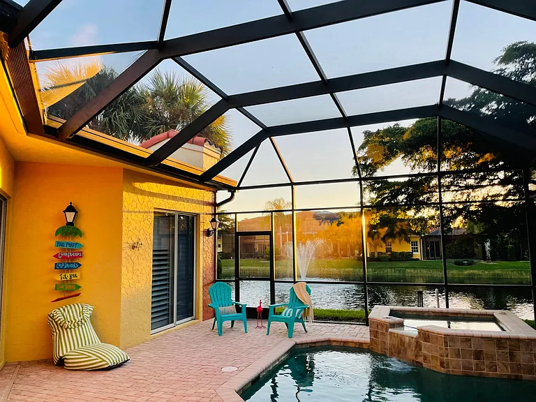 Pool area (more outdoor furniture is coming in December)