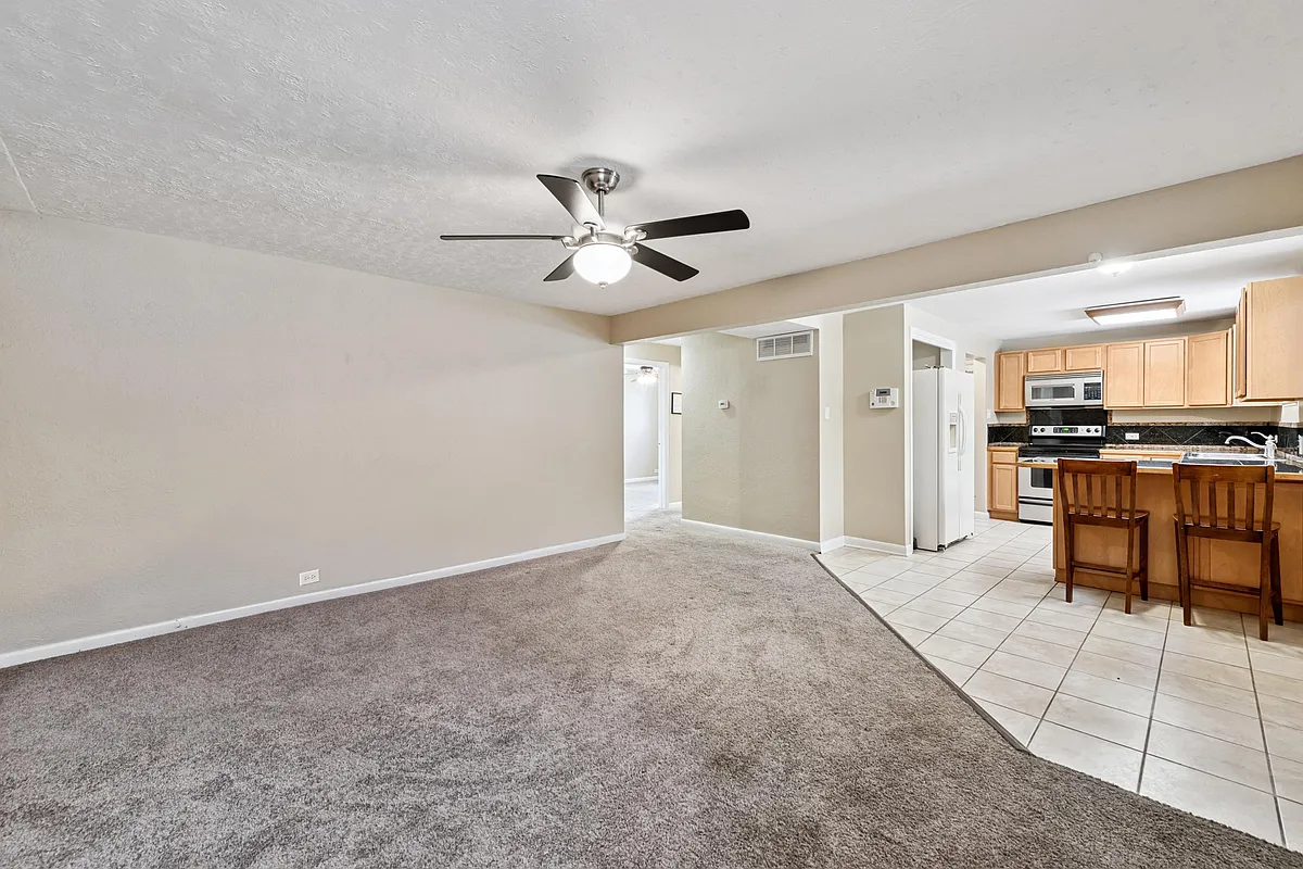 Photo 2 of 23 - 2042 S Josephine St #4 - Denver, CO Living room unstaged - 2042 S Josephine St #4