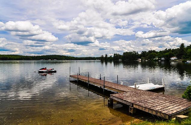 Beach access and dock