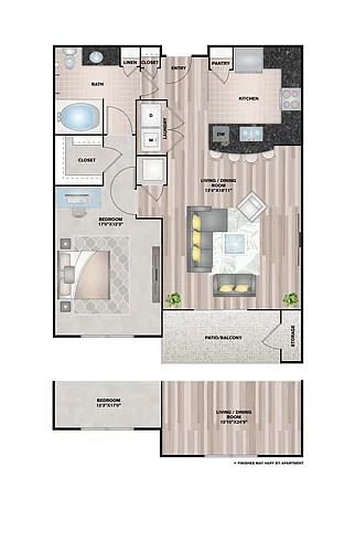 Floor plan The Corsica - Renovated