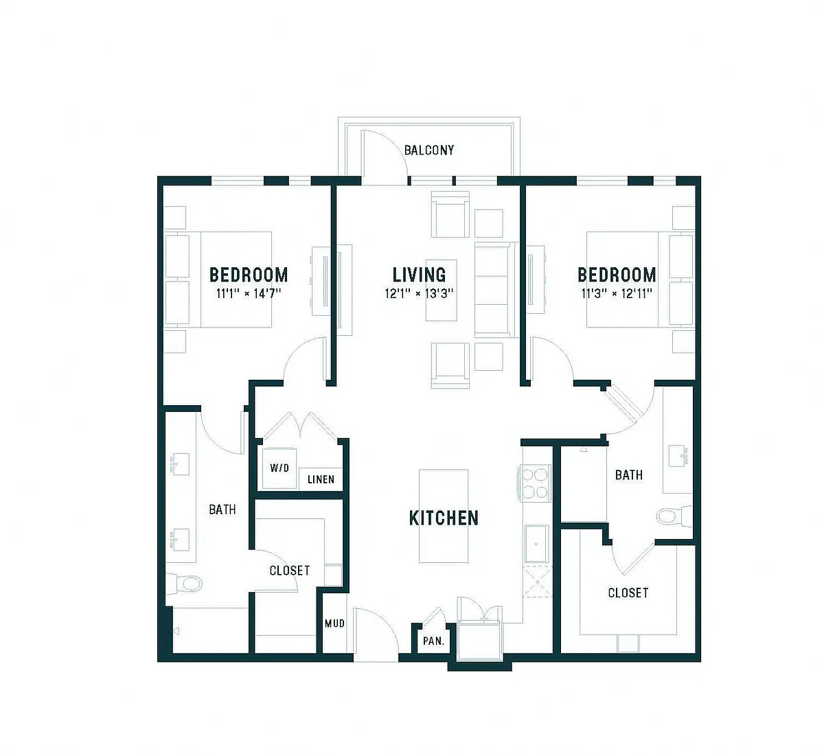 Floor plan B2a
