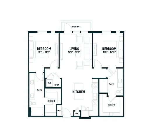 Floor plan B2a