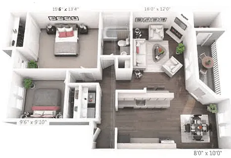 Floor plan B1