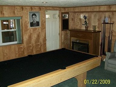 Pool Room and Gas Fireplace