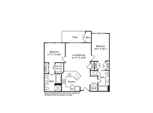 Floor plan Gramercy Midtown