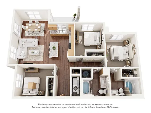 Floor plan 3B