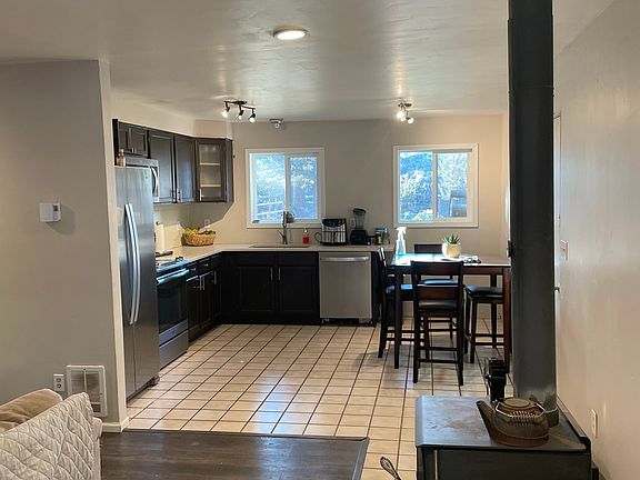 View from entrance/kitchen area