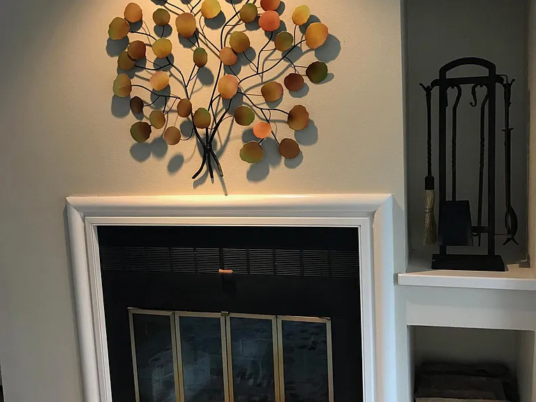 A real fireplace!