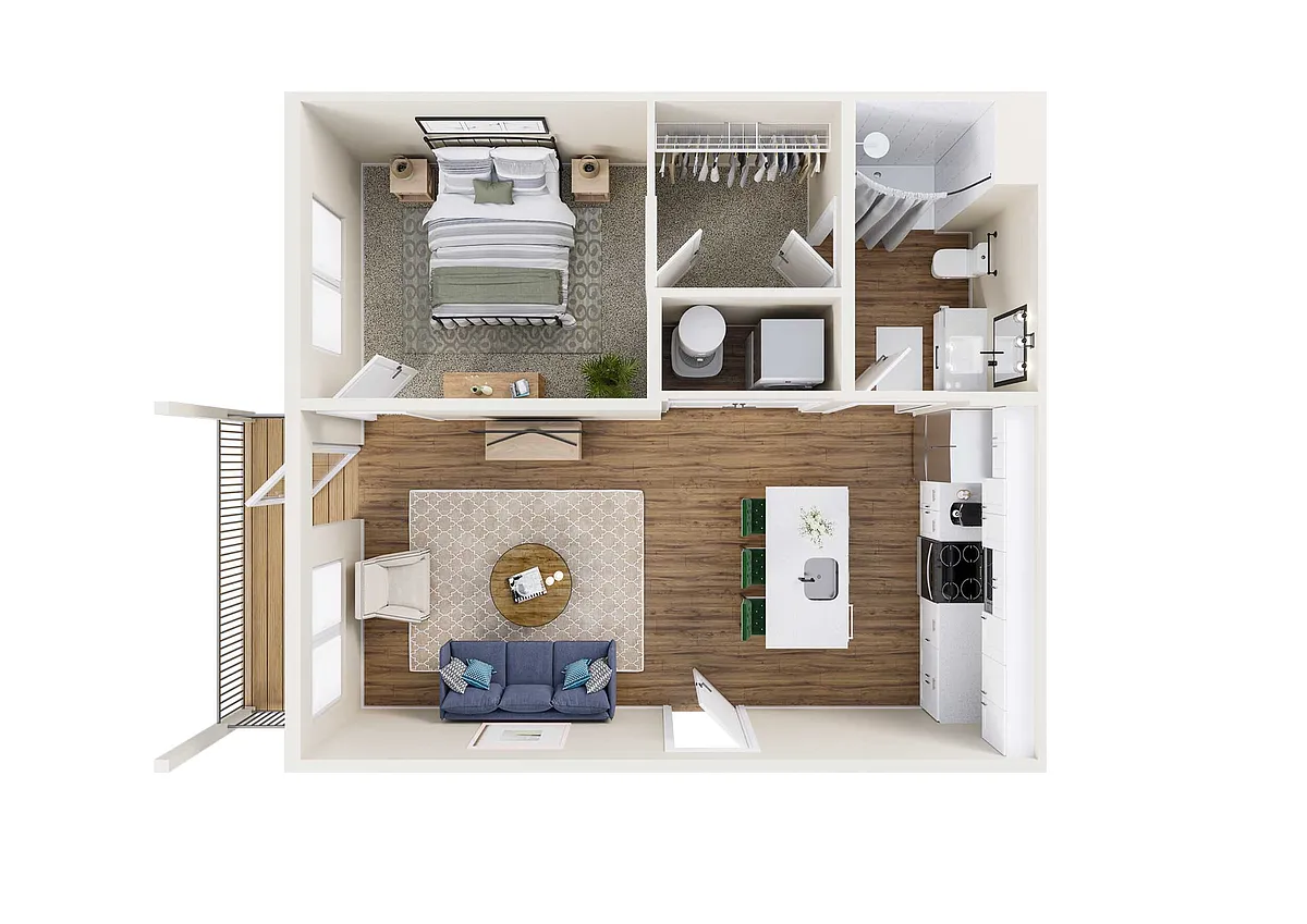 Floor plan The Overlook Terrace