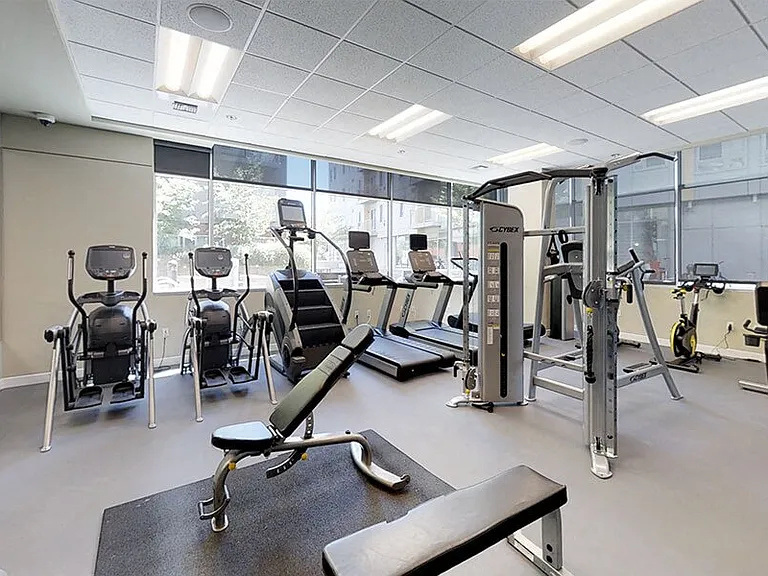 24-hour fitness center equipped with cardio & strength machines