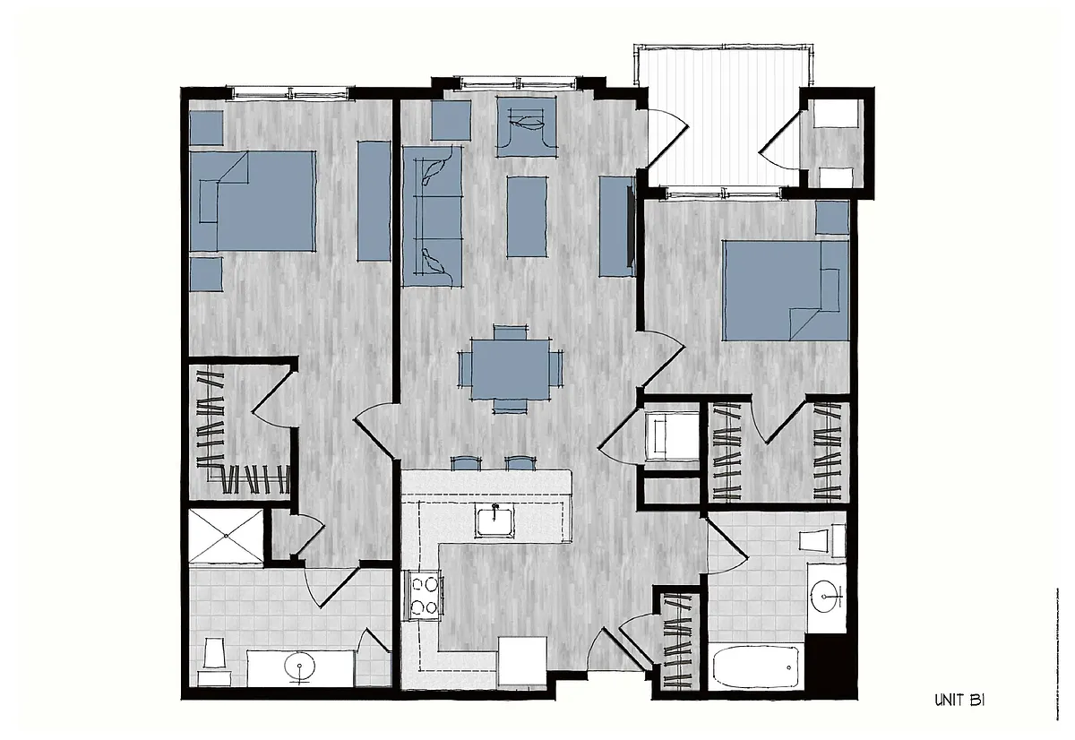 Floor plan B1