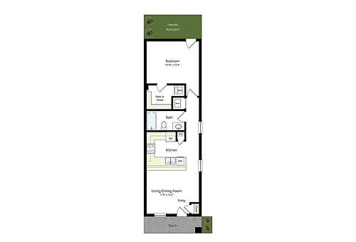 Floor plan Colonial Right