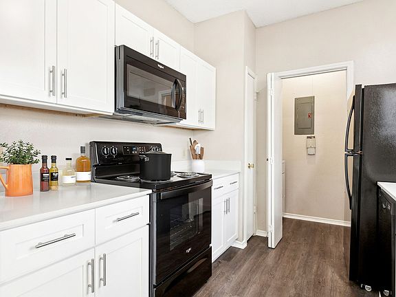 Updated Kitchen with Black Appliances