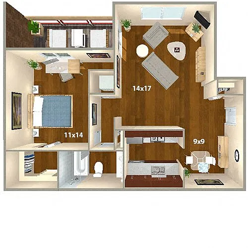 Floor plan Erie A
