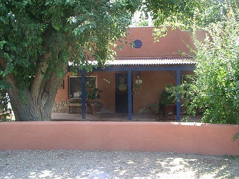 Front View of House on a Quiet Street in Old Town Cottonwood.  