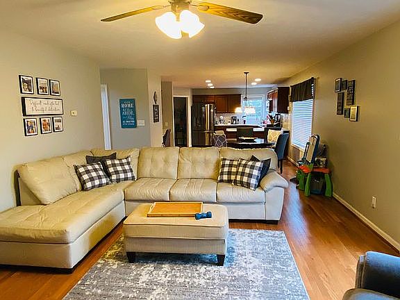 Family Room Open to Kitchen