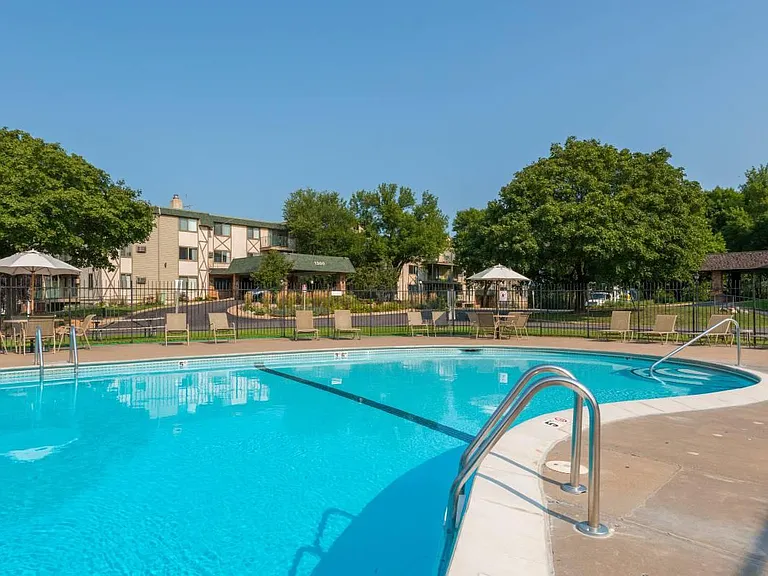 Heated pool.